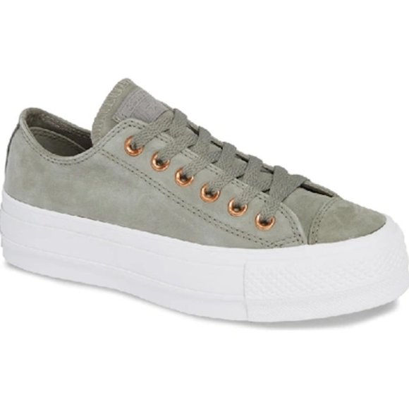 Converse Chuck Taylor All Star Lift Low Dark Stucco - Picture 1 of 7